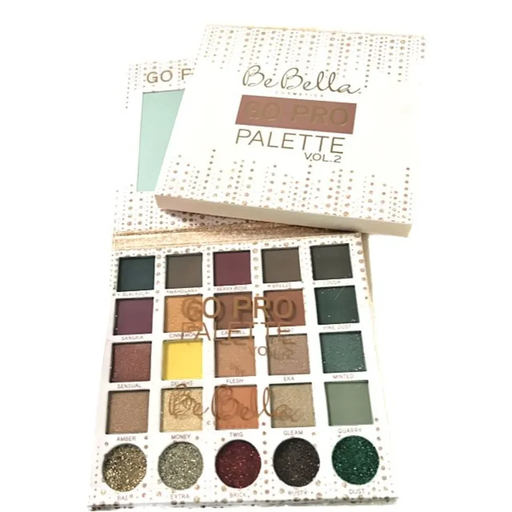 Be Bella‎ Cosmetics GO PRO Palette Vol. 2 - 25 Color Eye Shadow Palette - NEW